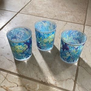 Lily Pulitzer cups (set of 3)